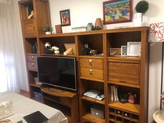 Mueble salón madera maciza