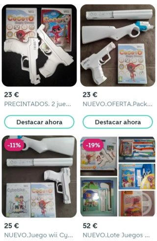 NUEVO. 2 Pistolas Wii y WiiU