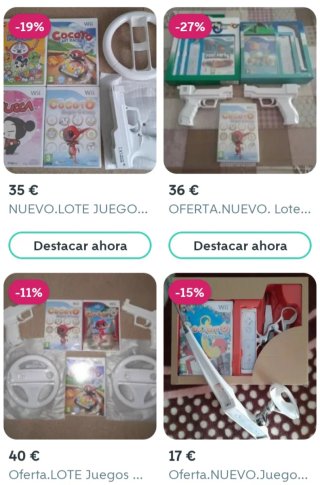 NUEVO. 2 Pistolas Wii y WiiU
