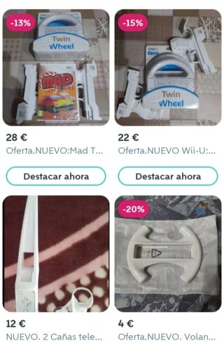 NUEVO. 2 Pistolas Wii y WiiU