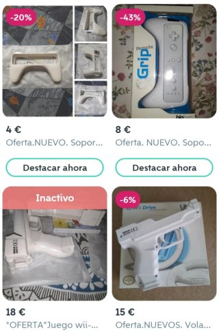 NUEVO. 2 Pistolas Wii y WiiU