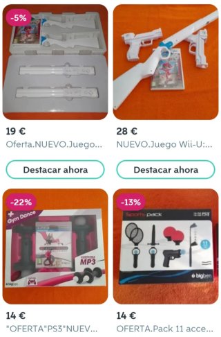 NUEVO. 2 Pistolas Wii y WiiU