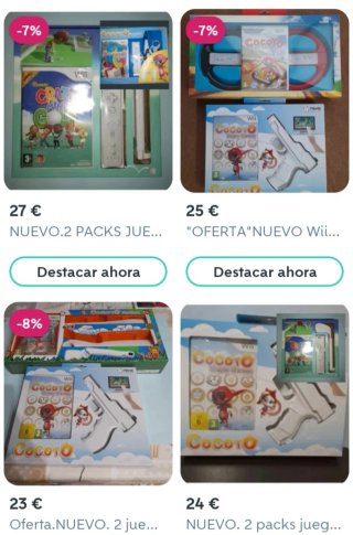 NUEVO. 2 Pistolas Wii y WiiU