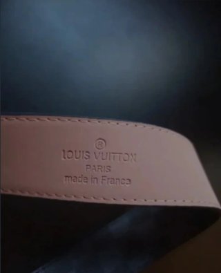 Cinturón LV Initiales Damier Graphite Negro