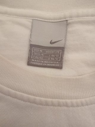 Sudadera Nike Air Talla M Blanca y Negra