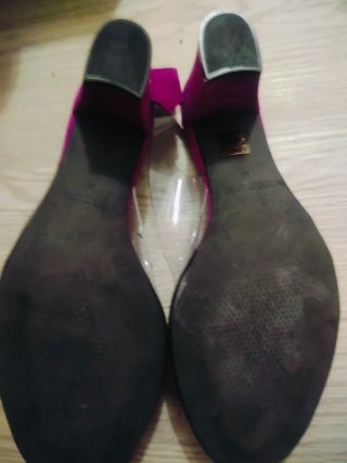 Sandalias VediChiara Morado/Plata con Pedrería