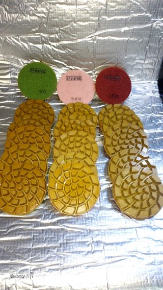Lote 12 Discos Diamantados 10 cm DT-DIATOOL (Grano