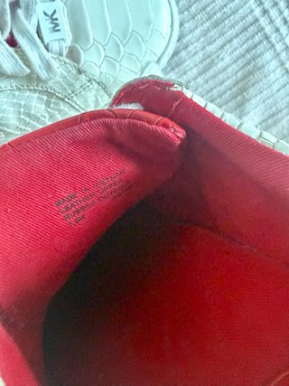 Michael Kors Zapatillas Mujer Blancas y Rojas
