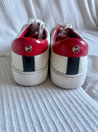 Michael Kors Zapatillas Mujer Blancas y Rojas