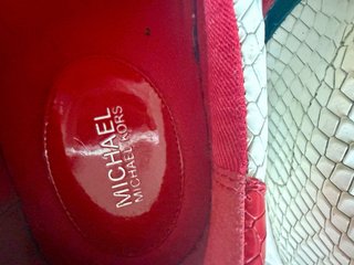 Michael Kors Zapatillas Mujer Blancas y Rojas