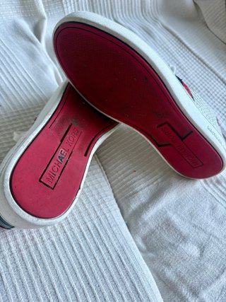 Michael Kors Zapatillas Mujer Blancas y Rojas