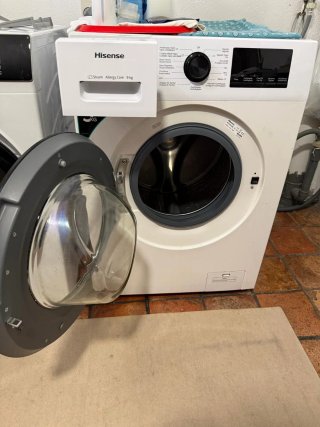 Lavadora Hisense 9 kg Steam Allergy Care