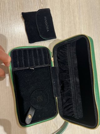 Estuche/Joyero Viaje Pandora Verde Oficial