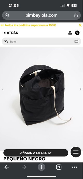 Bolso Bimba y Lola Negro