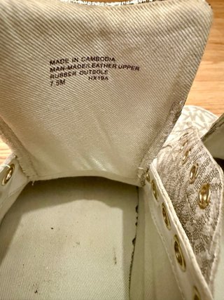 Michael Kors Zapatillas Blancas y Doradas
