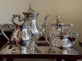 Juego de café de alpaca