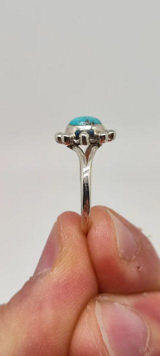 Anillo de Plata y Turquesa.