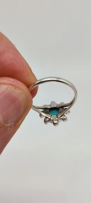Anillo de Plata y Turquesa.