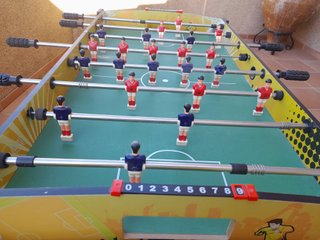 Futbolín de mesa