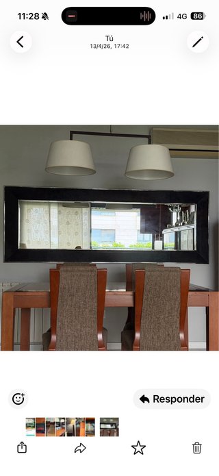 Lámparas de mesa plateadas y cristal 25 € cada una