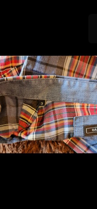 Camisa cuadros caballero talla 3