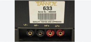 Altavoces de suelo TANNOY 633 negros.