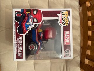 Funko Pop! Marvel Spider-Man con Vehículo 51