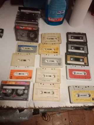 Lote 22 cintas de cassette antiguas