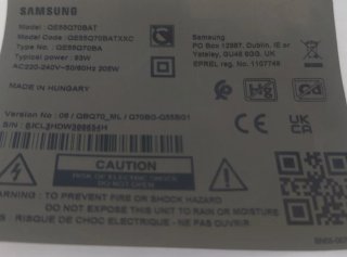 Patas TV Samsung QE55Q70BAT