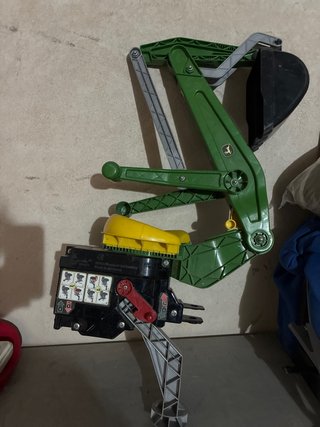 Retroexcavadora para tractor infantil John Deere