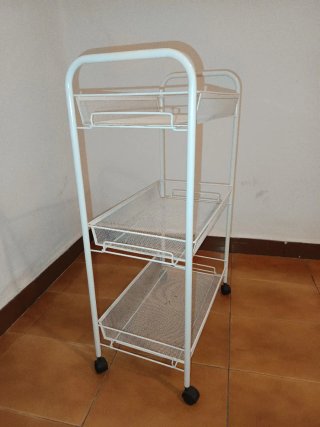 Carrito auxiliar 3 estantes