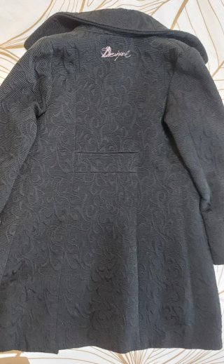 Abrigo Desigual niña negro