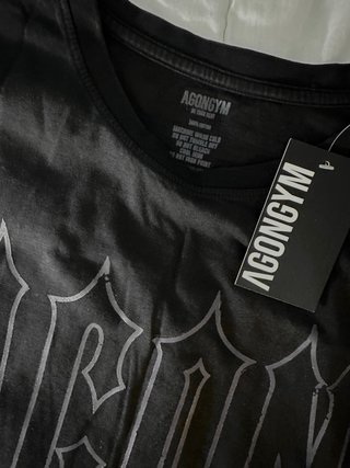Camiseta Agongym Tirante Ancho Negra