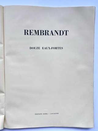 Heliograbado Rembrandt 1945