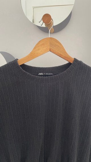 Jersey peplum Zara negro