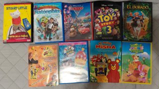 Lote 10 Películas Infantiles DVD Español
