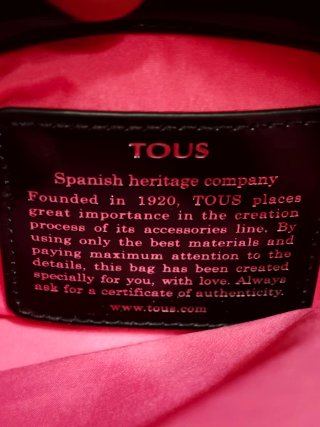 Bolso Tous Timila Lindsay bandolera negro