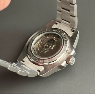 Reloj Pagani Design Automático Verde/Plata