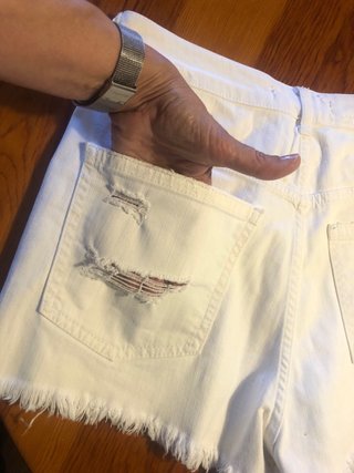 Shorts Vaqueros Blancos