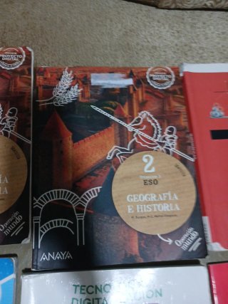 Libros de 2 de la eso.