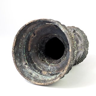 Cabeza dios Hindú Brahma bronce Jemer s.XII