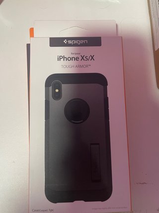 Funda Spigen Tough Armor iPhone Xs/X