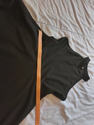 Vestido negro corto halter talla M Sin usar