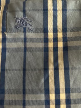 Camisa Burberry cuadros azul t. 5XL