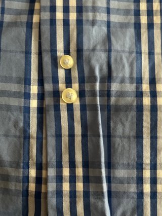 Camisa Burberry cuadros azul t. 5XL