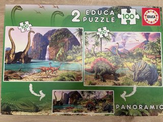 2 Puzzles Educa 100 Piezas Panorámicos