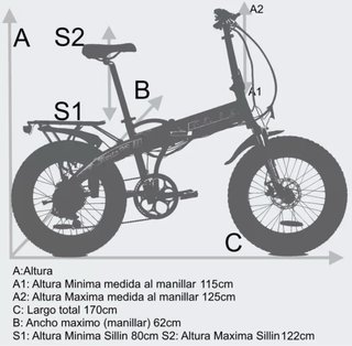 Bici Eléctrica Plegable Tucano Monster HB