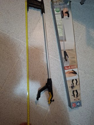 Pinza Recogeobjetos Aluminio Ergonómica