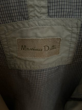Parka Massimo Dutti Beige Hombre Talla M