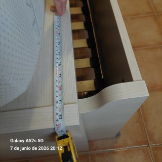 Cama colchón 1,05x 2,00 m y cama nido 0,9x1,90